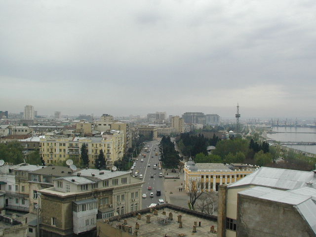 panorama of baku