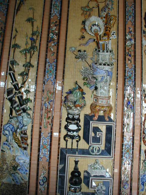 mosaics in tomb of Khai Dinh